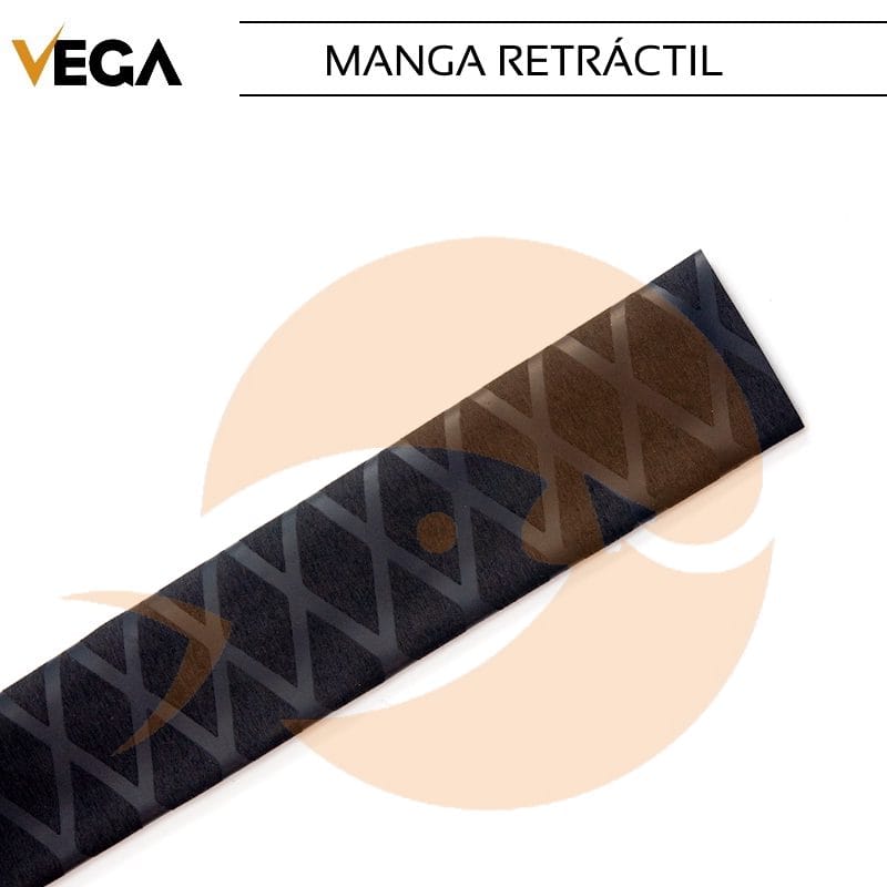 28mm x 80cm Vega Manga termo retráctil preta