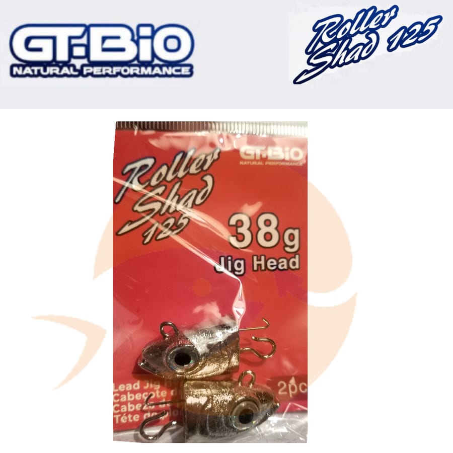 Cabeçote chumbo 38gr GT-Bio Roller Shad 125