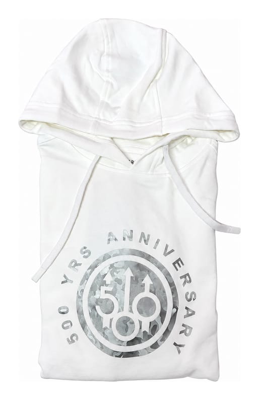 Camisola c/Capuz Beretta 500 Anos Branco
