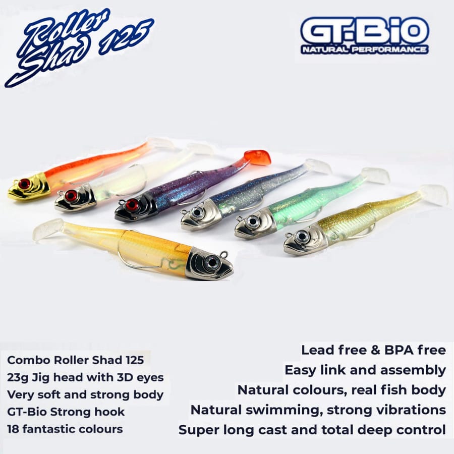 GT-Bio Roller Shad Combo 125mm 23gr