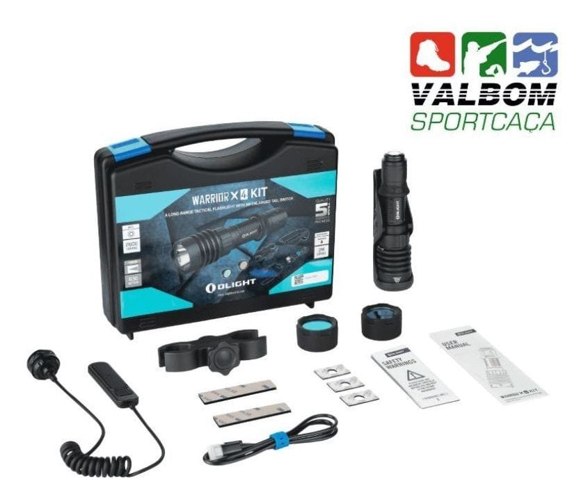 Kit B-Vision Lanterna LED Warrior-X 4 2600 L Olight