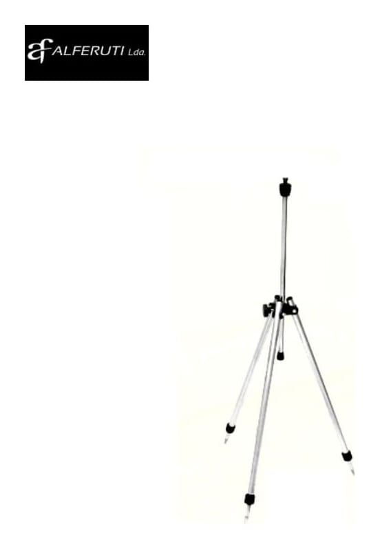 Tripé extensível com espetos para surfcasting